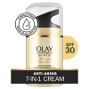 Olay Total Effects Face Moisturizer SPF 30, Sun Protection for All Skin Types, 1.7 fl oz