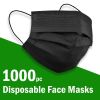 1000pc 3-Ply Disposable Face Mask Non Medical Surgical Cover Mouth Nose BULK