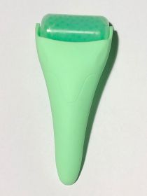 Ice Roller Smooth Skin Wheel Face Cosmetic Roller (Option: Green Handle Lvzhu-One)