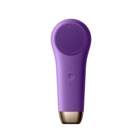 Pore Cleaning Brush Rejuvenation Waterproof Makeup Remover Beauty Instrument (Color: Purple)