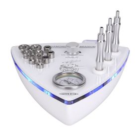 Diamond Miniature Dermabrasion Instrument Blackhead Removal Device Cutin Skinning Machine (Option: White-EU 220V)