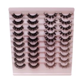 20 Pairs of False Eyelashes Three-Dimensional Thick Natural Curl Warped (Series: 3)