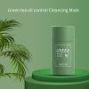 Green Tea Cleansing Solid Mask Purifying Clay Stick Mask Oil Control Anti-Acne Eggplant Skin Care Whitening Care Face TSLM1